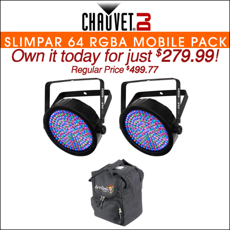 Chauvet SlimPar 64 RGBA Mobile Pack