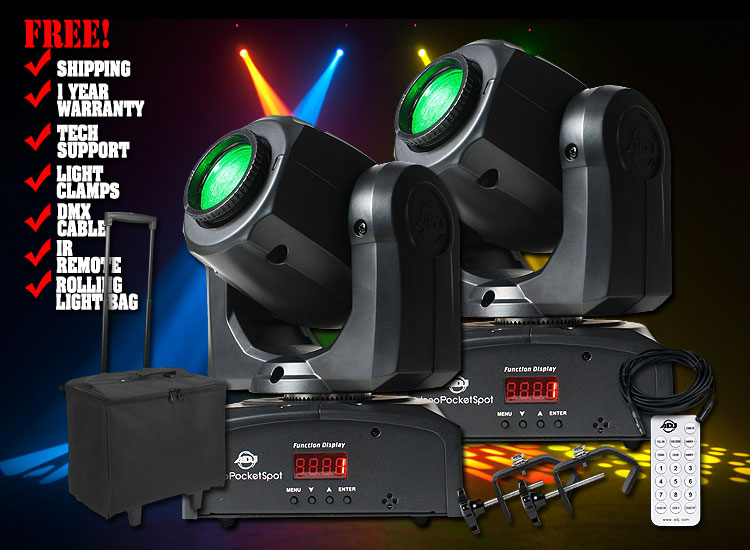 American DJ Inno Pocket Spot Two Pack