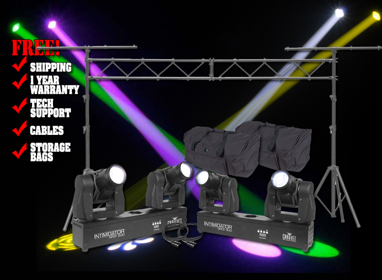 Chauvet DJ Intimidator Spot Duo Pack