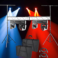 Chauvet DJ Intimidator Spot Duo 155 Dual & Lighting Truss Pack