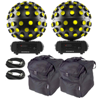 Chauvet DJ Rotosphere Q3 White Two Pack