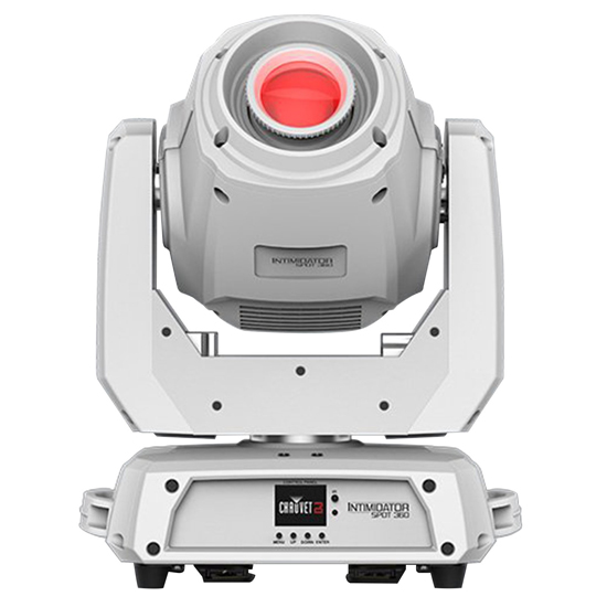 (2) Chauvet DJ Intimidator Spot 360 White Moving Heads with American DJ myDMX Go Wireless App & Carrying Case Package