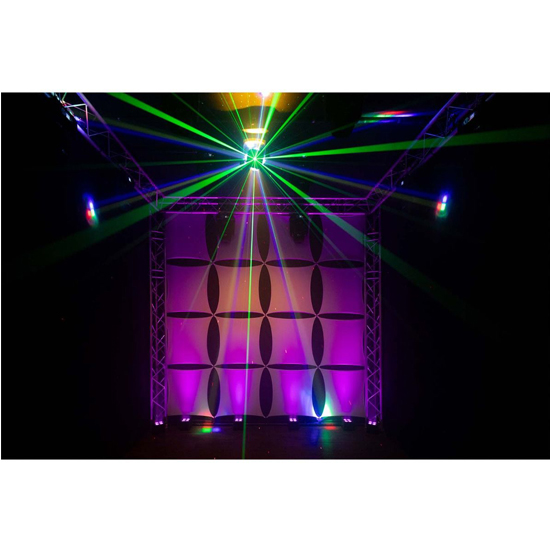 (2) ColorKey CKU-1072 Droid FX Multi-Effect Moving Head with Utility Bag Package
