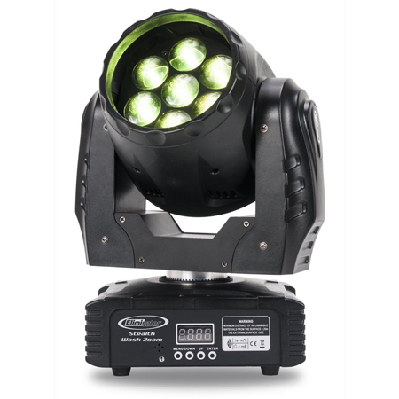 Eliminator Stealth Wash Zoom LED Moving Head 2-Pack with Cables