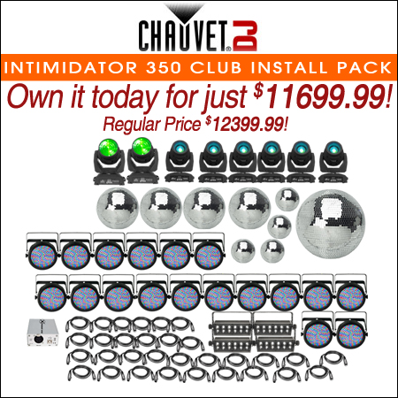 Chauvet DJ Intimidator 350 Club Install Pack