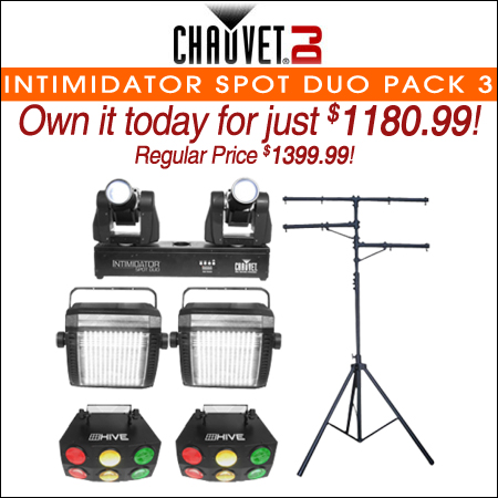 Chauvet DJ Intimidator Spot Duo Pack 3