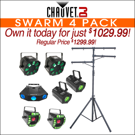 Chauvet DJ Swarm 4 Pack