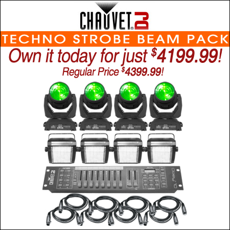 Chauvet DJ Techno Strobe Beam Pack