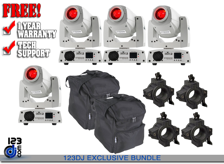 Chauvet DJ Intimidator Spot 255 IRC White Four Pack 