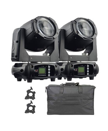JMAZ Attco Beam 100 Moving Head Black 2-Pack