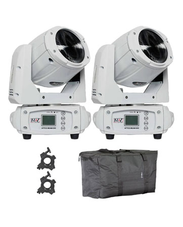JMAZ Attco Beam 100 Moving Head White 2-Pack