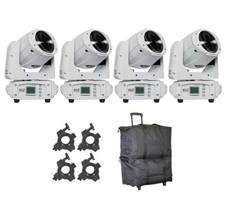 JMAZ Attco Beam 100 Moving Head White 4-Pack