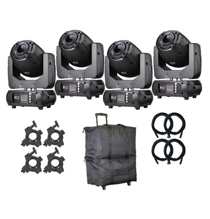JMAZ Attco Spot 150 Moving Head 4-Pack