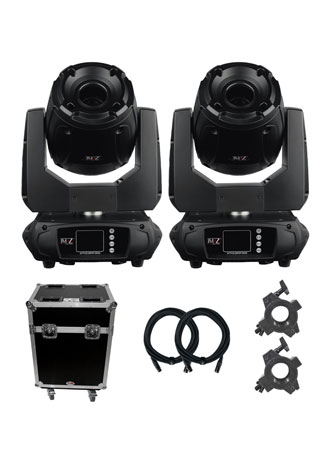 JMAZ Attco Spot 200 Moving Head 2-Pack with Road Cases