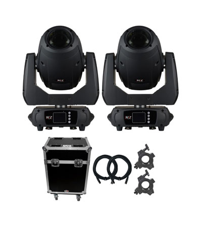 JMAZ Attco Spot 250Z Moving Head 2-Pack with Road Cases