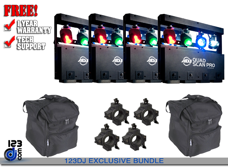American DJ Quad Scan Pro Four Pack