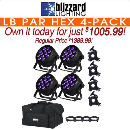 Blizzard LB Par Hex 4-Pack