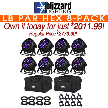 Blizzard LB Par Hex 8-Pack