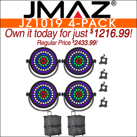 JMAZ Lighting JZ1019 HALO Q4 Wash QUAD 4-Pack