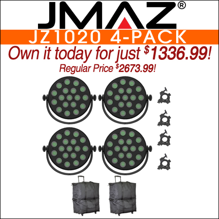 JMAZ Lighting JZ1020 HALO H6 Wash HEX 4-Pack