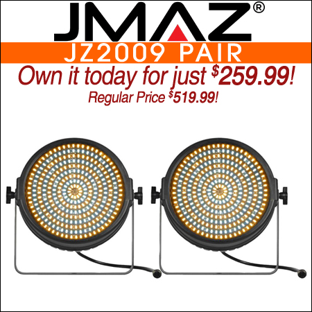JMAZ Lighting JZ2009 Versa Flex Par DUO324 326W LED Par PAIR