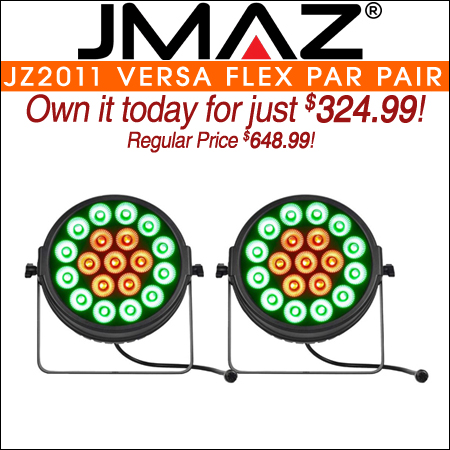 JMAZ Lighting JZ2011 Versa Flex Par PAIR