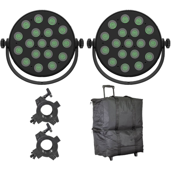 JMAZ Lighting JZ1020 HALO H6 Wash HEX 2-Pack