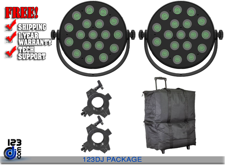 JMAZ Lighting JZ1020 HALO H6 Wash HEX 2-Pack