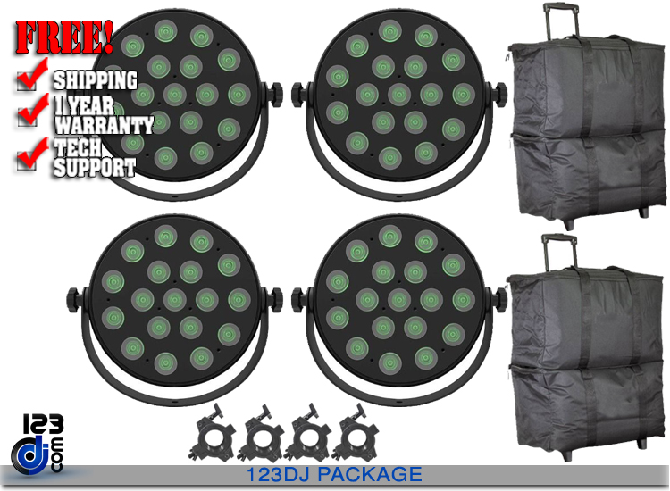 JMAZ Lighting JZ1020 HALO H6 Wash HEX 4-Pack