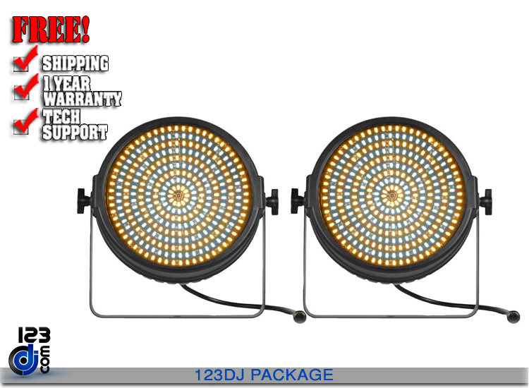 JMAZ Lighting JZ2009 Versa Flex Par DUO324 326W LED Par PAIR