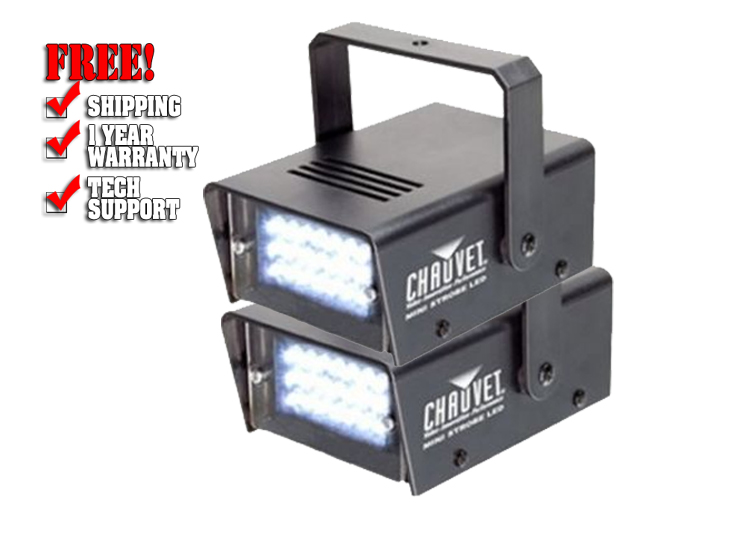 Chauvet DJ Mini Strobe LED Duo Pack