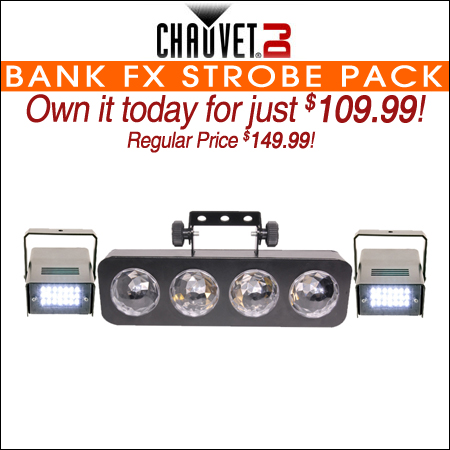 Chauvet DJ Bank FX Strobe Pack