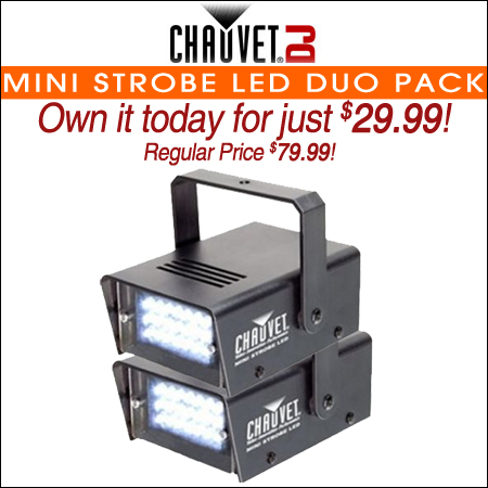 Chauvet DJ Mini Strobe LED Duo Pack