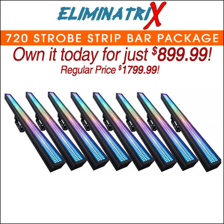 Eliminatrix 720 Strobe Strip Bar Package