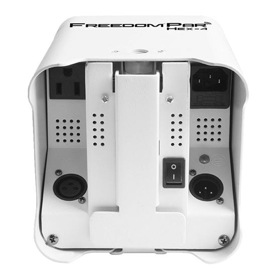 (8) Chauvet DJ Freedom Par Hex-4 White Wireless LED Wash Light with Charging Case Pack