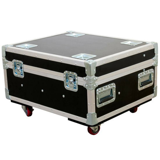 American DJ Element ST LED Hex RGBWA+UV Battery Powered Uplight Flight Case 8 Pack