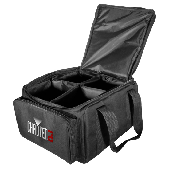 CHAUVET DJ 8 FREEDOM PAR TRI 6 Pack with Carrying Bags