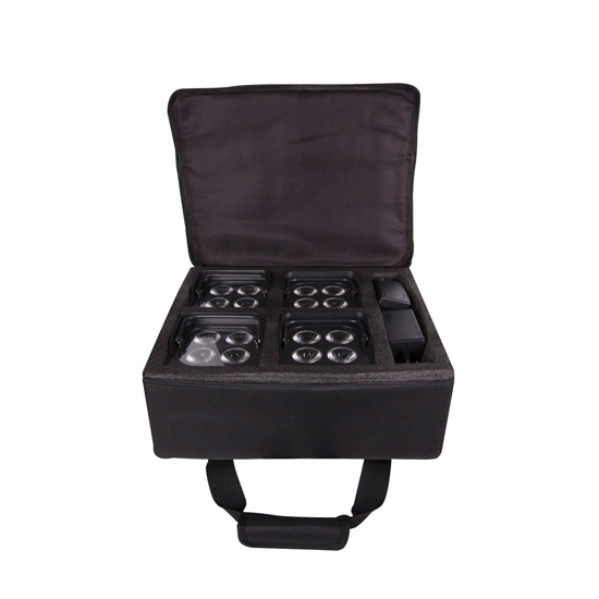 ColorKey CKW-6024 MobilePar Mini Hex 8-Pack with AirHub Wi-DMX Transceiver Package