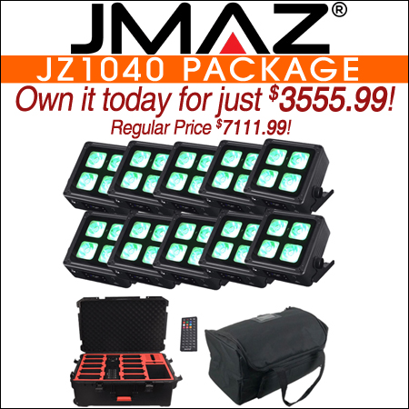 JMAZ Lighting JZ1040 with Charging Case Package