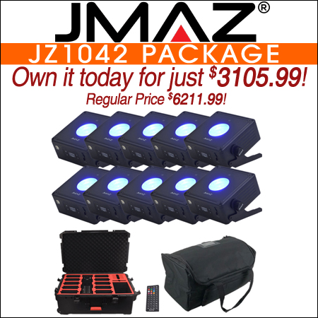 JMAZ Lighting JZ1042 with Charging Case Package