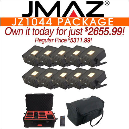 JMAZ Lighting JZ1044 with Charging Case Package