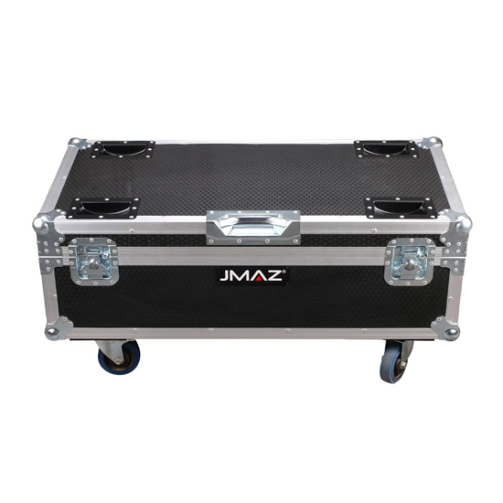 JMAZ Lighting JZ1037 MAD PAR RB RGBWAC LED Uplight with Charging Case Package