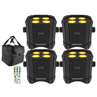(4) Chauvet DJ EZ Link Par Q4 BT