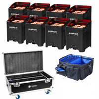 ColorKey CKU-7078-KIT AirPar HEX 4 8-Pack with Bag