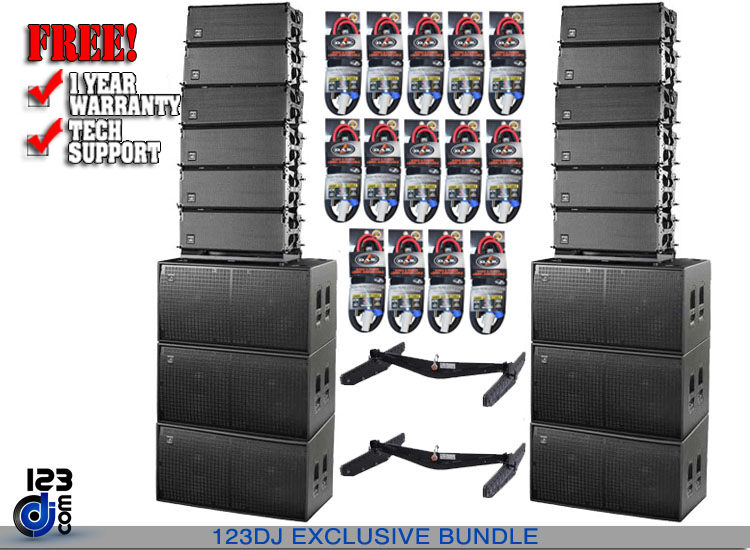 (12) DAS Event 210A 10" Powered Line Array Speakers with Event 218A 18" Subwoofers & Rigging Systems Package