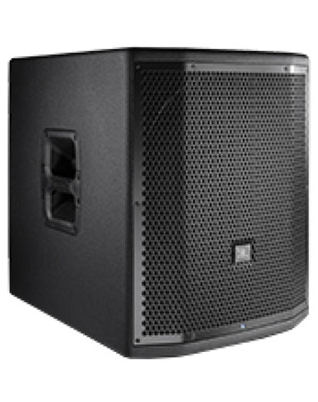 (2) JBL PRX815W Monitors with 15inch Self-Powered Subwoofer and Covers