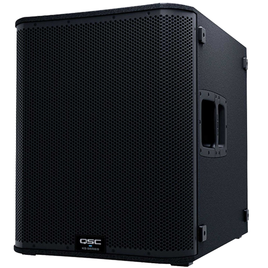 (2) QSC KS118 18-inch 3600 Watt Active Subwoofers with Protective Soft Covers Package