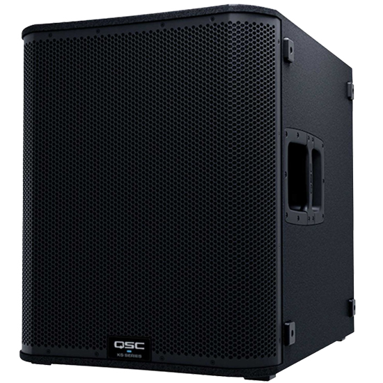 (2) QSC KS118 18-inch 3600 Watt Active Subwoofers with Protective Soft Covers Package