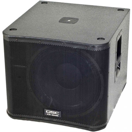 (2) QSC KW153 3-Way Active Speaker with 15inch Woofer & 6.5inch Midrange Woofer and (2) KW181 Subwoofers Package