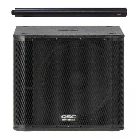 (2) QSC KW152 with 15inch Woofers and KW181 Subwoofer Package